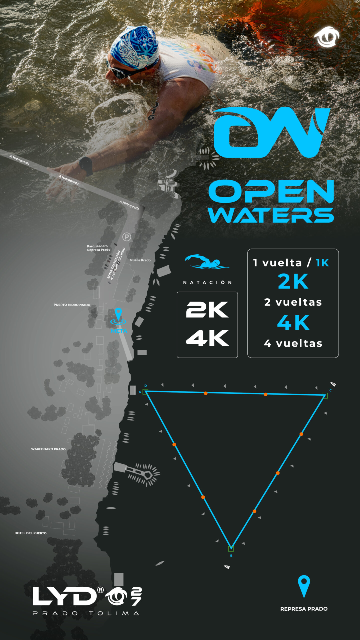 Circuito de Natación 2K Represa de Prado